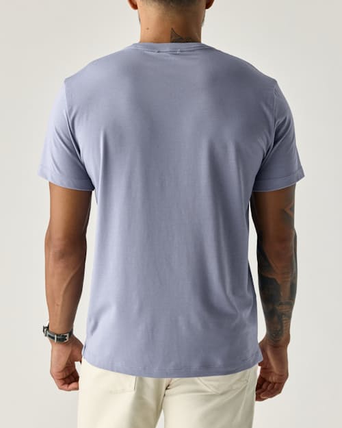 on model image of Canopy UPF Short Sleeve T-Shirt