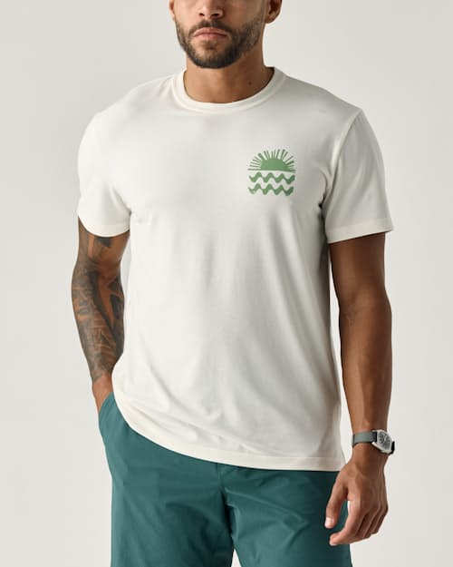 on model image of Canopy Graphic T-Shirt