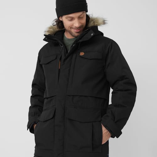 on model image of Nuuk Parka