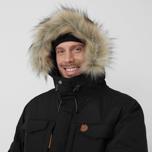 on model image of Nuuk Parka
