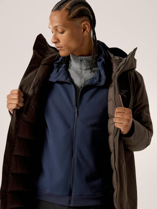 on model image of Therme Down Jacket