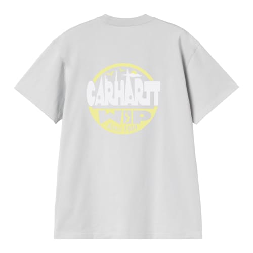 laydown image of Short Sleeve Luggage Label T-Shirt