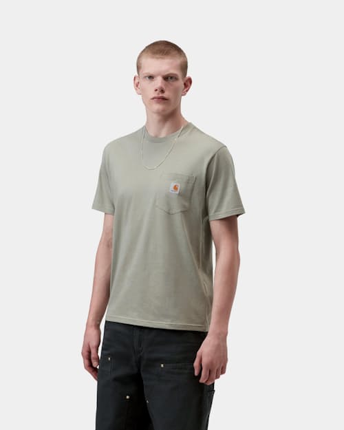 on model image of Short Sleeve Pocket T-Shirt