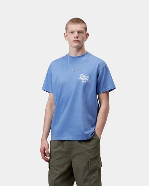 on model image of Short Sleeve Waves T-Shirt