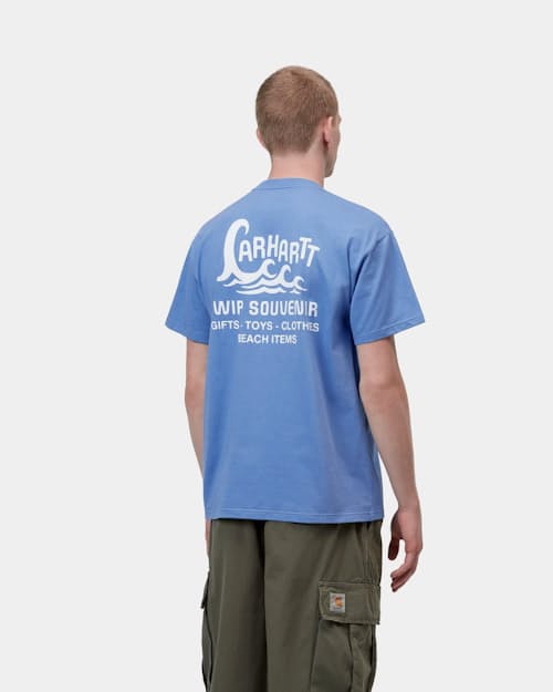 on model image of Short Sleeve Waves T-Shirt