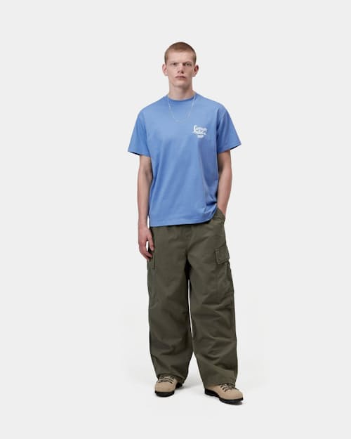 on model image of Short Sleeve Waves T-Shirt