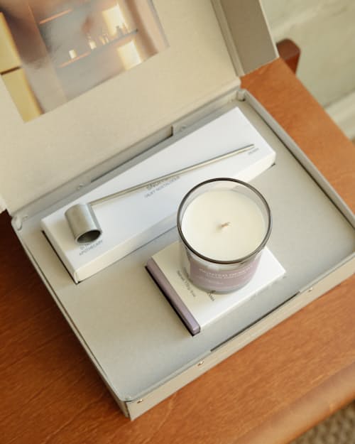 lifestyle image of Candle + Snuffer Gift Box Set