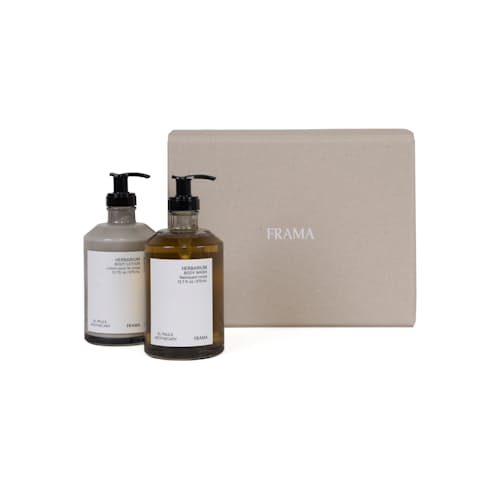 laydown image of Body Wash + Body Lotion Gift Box Set