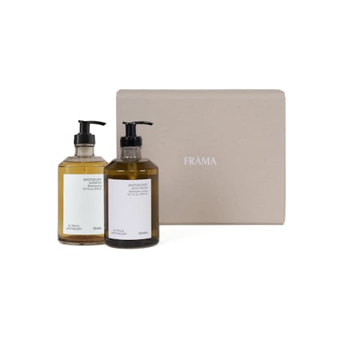 laydown image of Shampoo + Body Wash Gift Box Set