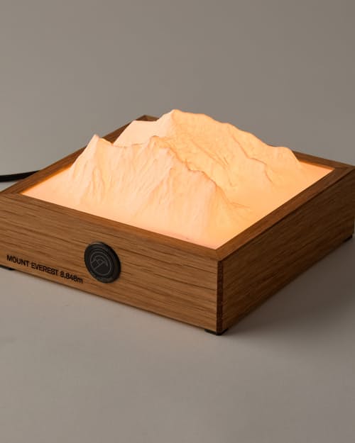 laydown detail image of Mount Everest Table Lamp