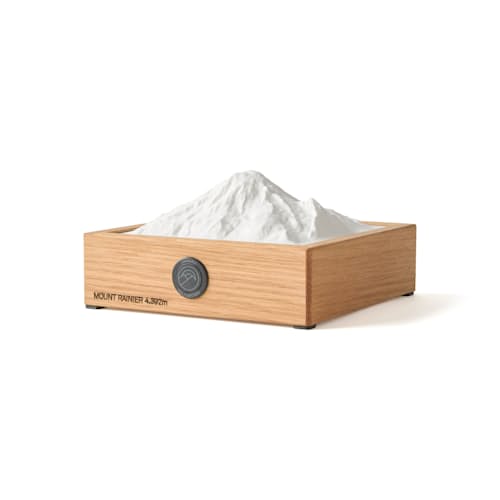 laydown image of Holzgestein Mount Rainier Lamp