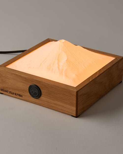 laydown detail image of Mount Fuiji Table Lamp