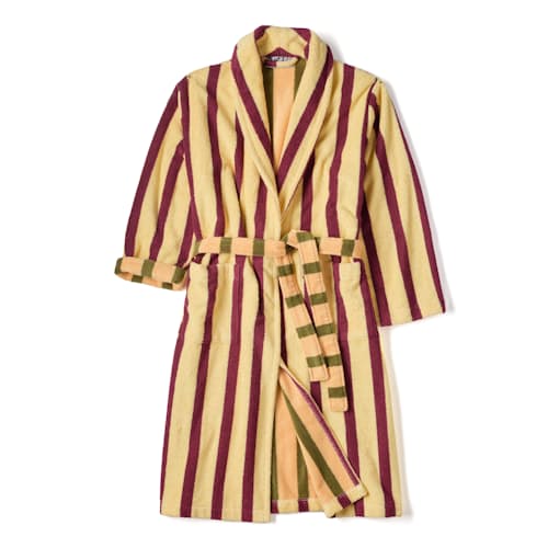 laydown image of Terry Cotton Bathrobe
