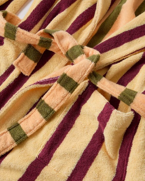 laydown detail image of Terry Cotton Bathrobe