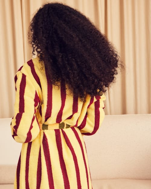 lifestyle image of Terry Cotton Bathrobe