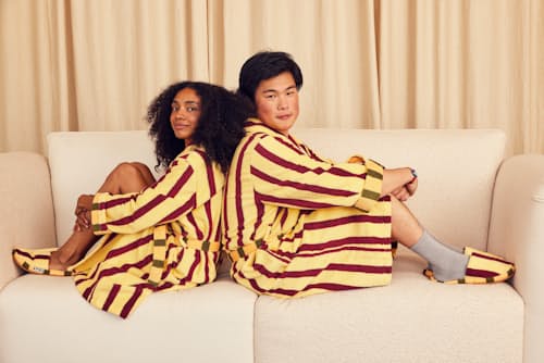 lifestyle image of Terry Cotton Bathrobe