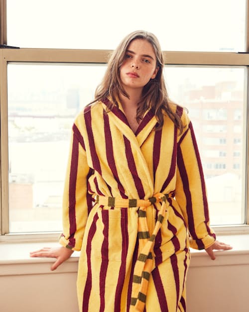 lifestyle image of Terry Cotton Bathrobe