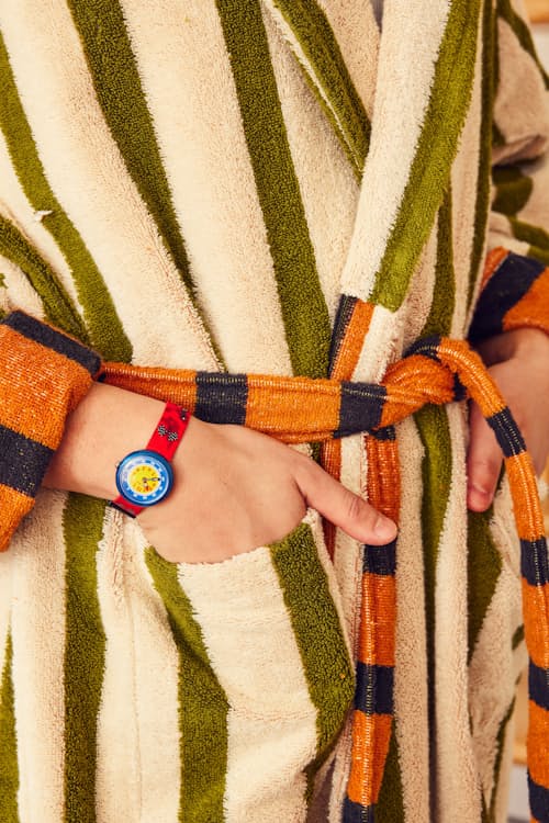 lifestyle image of Terry Cotton Bathrobe
