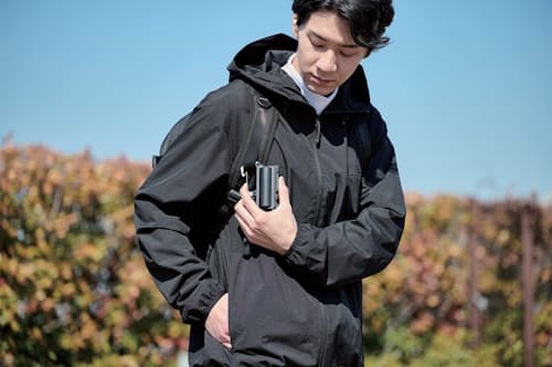 lifestyle image of 5000mAh Carabiner Battery