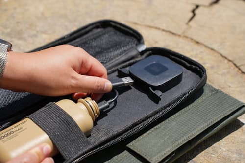 lifestyle image of 4 Panel Solar Charger