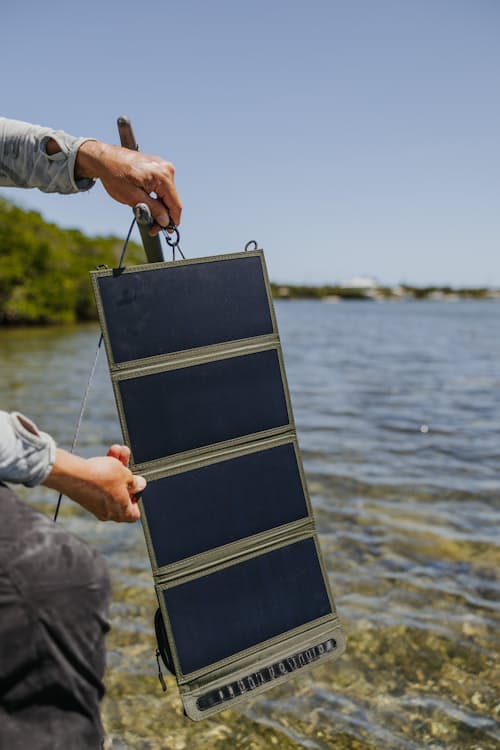 lifestyle image of 4 Panel Solar Charger