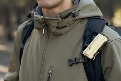 lifestyle image of 5000mAh Carabiner Battery