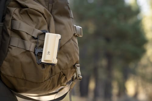 lifestyle image of 5000mAh Carabiner Battery