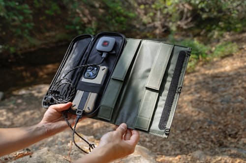 lifestyle image of 2 Panel Solar Charger