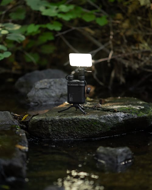 lifestyle image of FLASH-1 LED Light Attachment