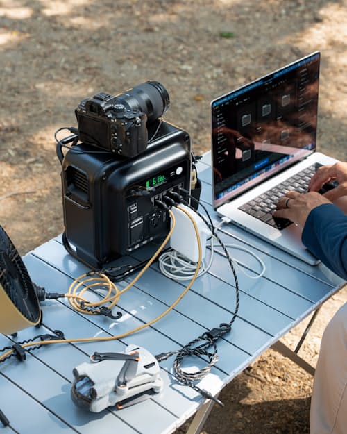 lifestyle image of 700N Portable Power Station