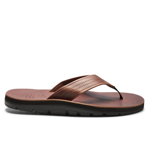 laydown image of Horween leather Sandal