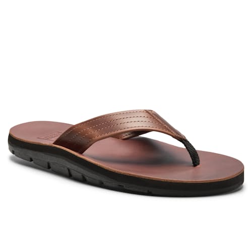 laydown image of Horween leather Sandal