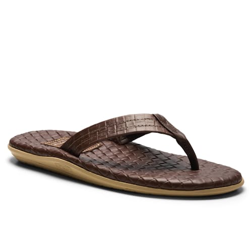 laydown image of Italian Weave Sandal