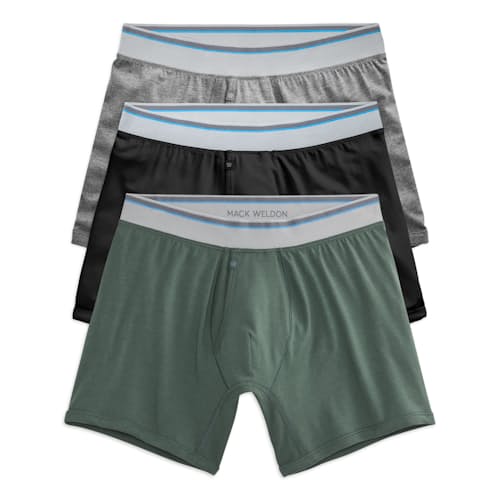 laydown image of 18-Hour Jersey Boxer Brief 3-Pack