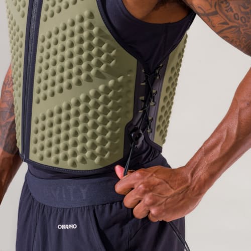 on model image of G-Vest - 10 lbs