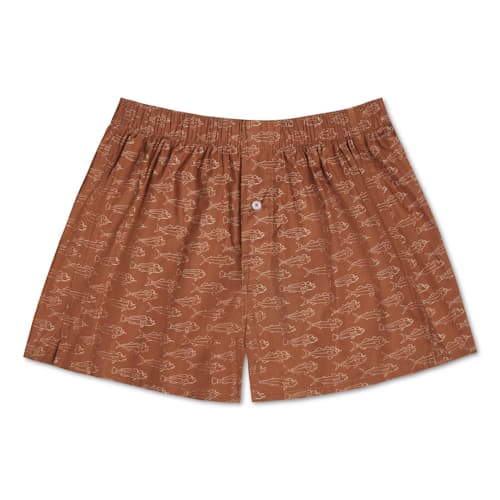 laydown image of Organic Cotton Boxer Shorts