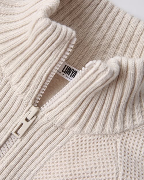 laydown detail image of Women's Cottonsilk™ Bomber Zip  Up