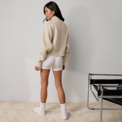 lifestyle image of Women's Cottonsilk™ Bomber Zip  Up
