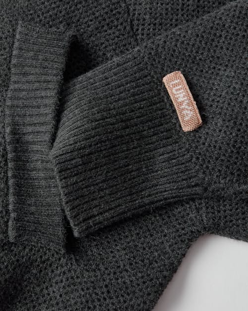 laydown detail image of Women's Cottonsilk™ Bomber Zip  Up