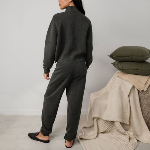 lifestyle image of Women's Cottonsilk™ Bomber Zip  Up