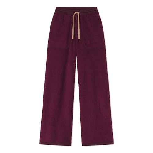laydown image of Women's Silksweats Heavyweight Reversible Wide Leg Pant