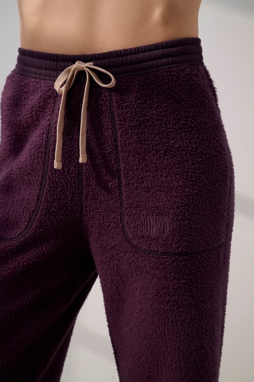 on model image of Women's Silksweats Heavyweight Reversible Wide Leg Pant