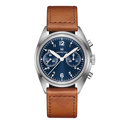 laydown image of Khaki Aviation Pilot Pioneer Mechanical Chrono 40mm Watch