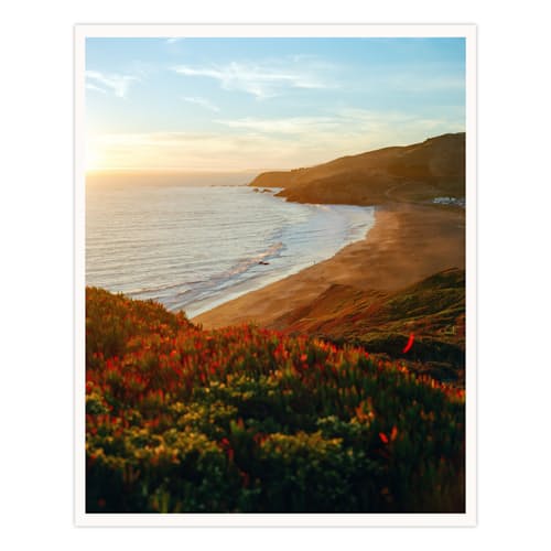 no crop image of Costal Gold Print