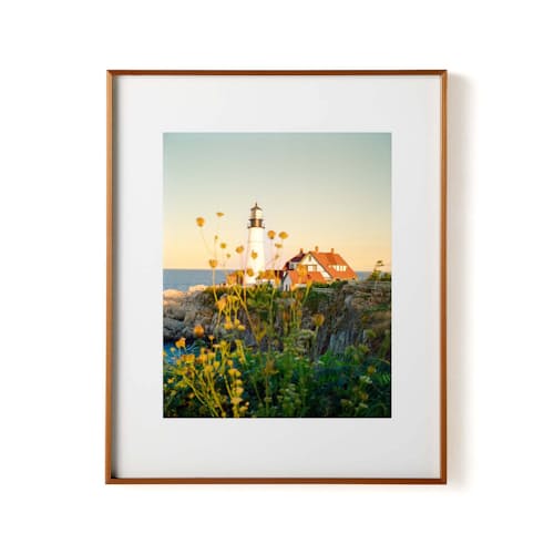 laydown image of The Last Glow of Portland Print