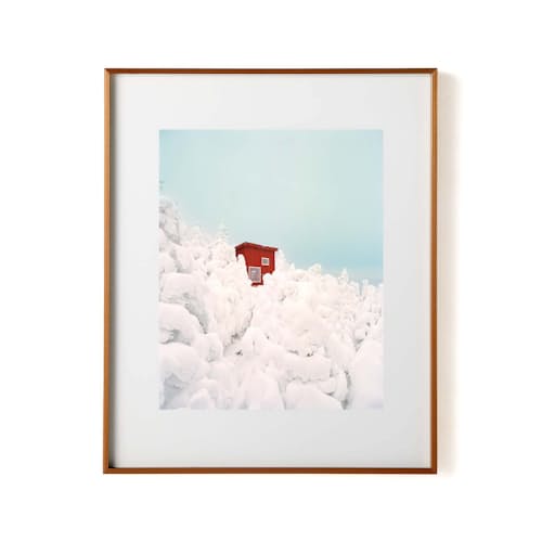 laydown image of Tucked Away in Red Print