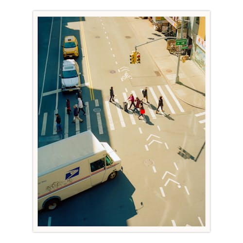 no crop image of Cross-walking Print - 20 x 25