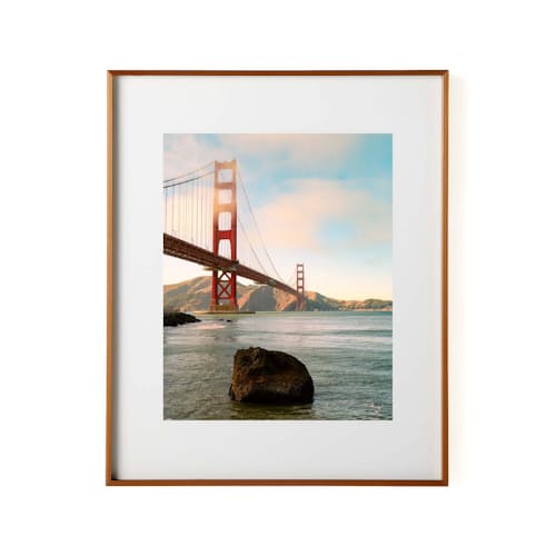laydown image of Morning at the Gate Print - 20 x 25