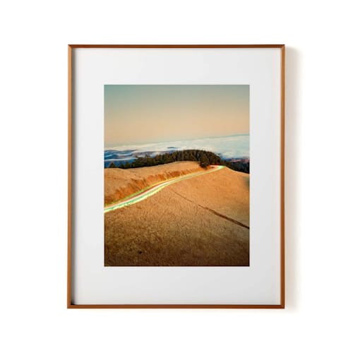 laydown image of Red Ghosts Print - 20 x 25