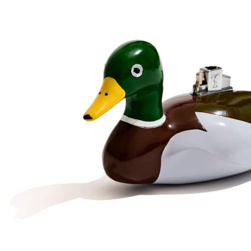 laydown detail image of Mallard Duck Tabletop Lighter